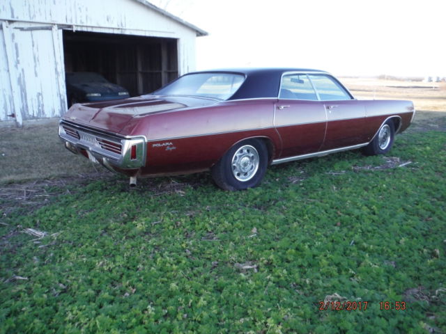 1971 Burgundy Dodge Polara U/K