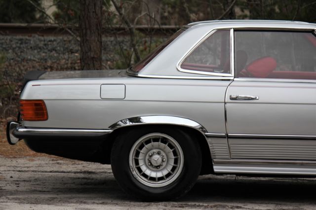 1971 Silver Mercedes-Benz SL-Class roadster