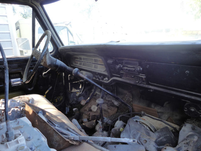 1971 Black Ford F-100 Standard Cab Pickup