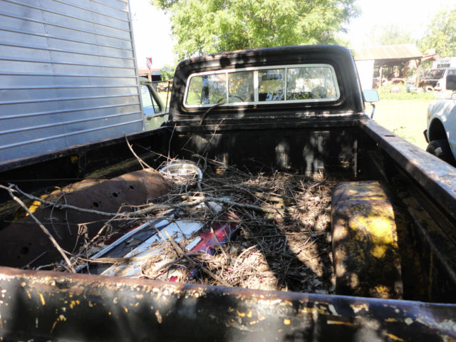1971 Black Ford F-100 Standard Cab Pickup