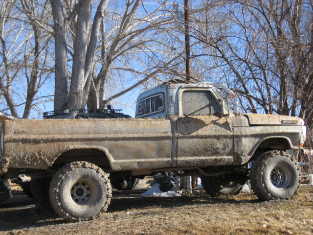 1971 Gray Ford F-100 Standard Cab Pickup