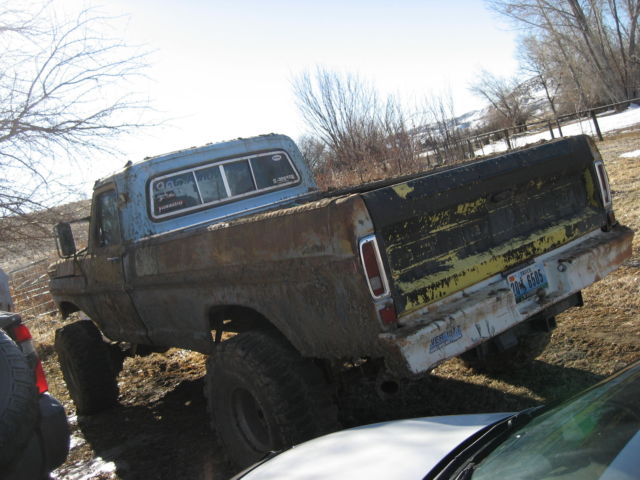 1971 Gray Ford F-100 Standard Cab Pickup