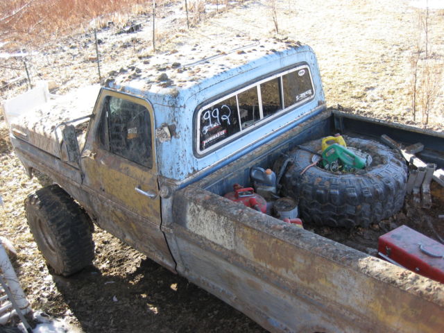 1971 Gray Ford F-100 Standard Cab Pickup