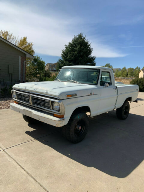 1971 Blue Ford F-100 Standard Cab Pickup