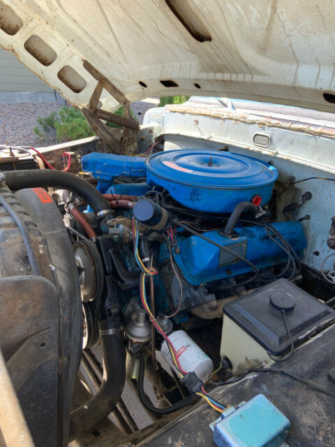 1971 Blue Ford F-100 Standard Cab Pickup