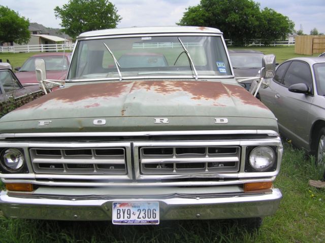 1971 Green Ford F-100 pick up