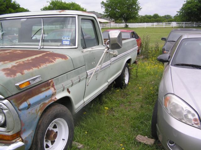 1971 Green Ford F-100 pick up