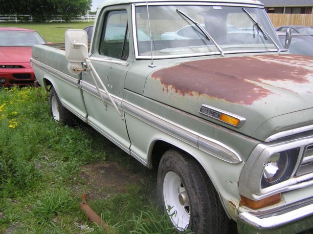 1971 Green Ford F-100 pick up