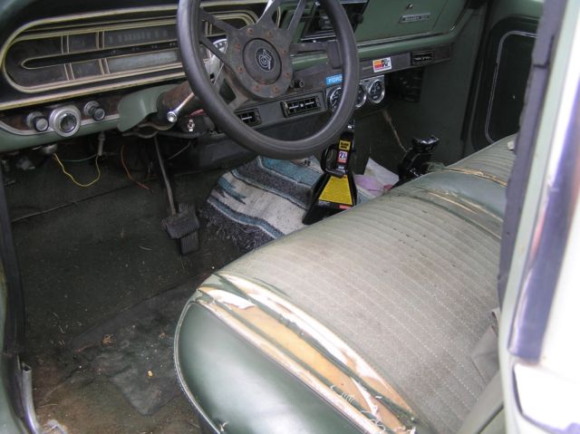 1971 Green Ford F-100 pick up