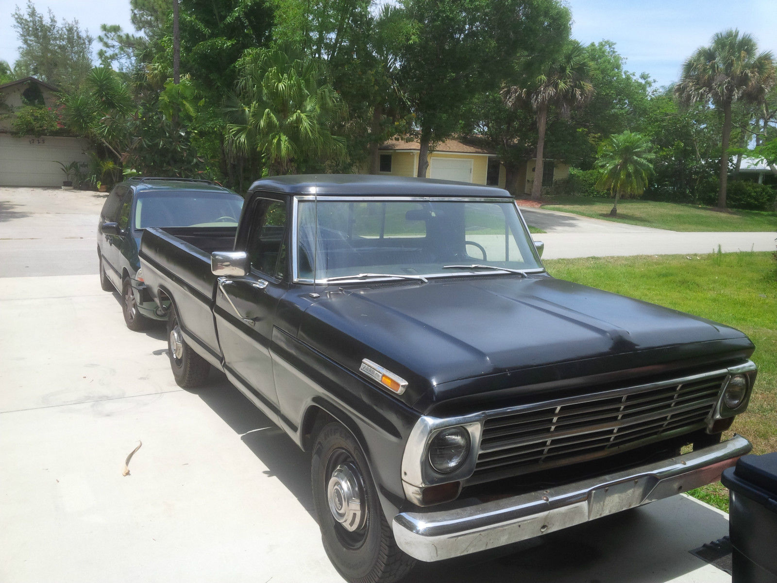 1971 Black Ford F-250 Cab &amp- Chassis