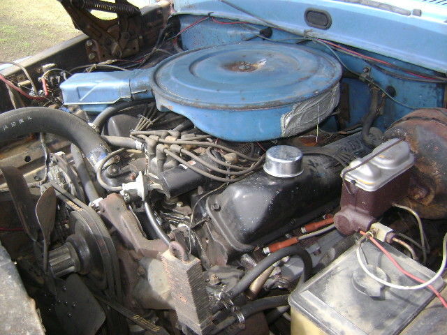 1971 Blue and White Ford F-250 Standard Cab Pickup