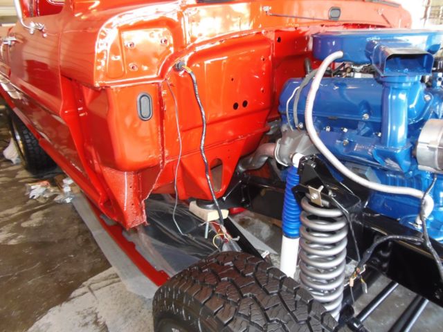 1971 Red Ford F-100 Standard Cab Pickup