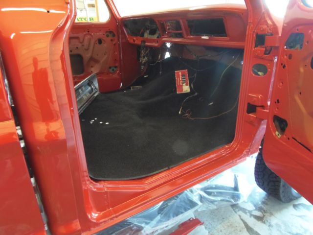 1971 Red Ford F-100 Standard Cab Pickup