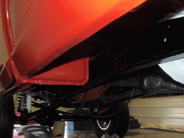 1971 Red Ford F-100 Standard Cab Pickup