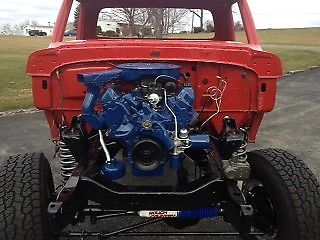 1971 Red Ford F-100 Standard Cab Pickup