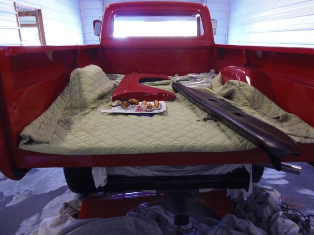 1971 Red Ford F-100 Standard Cab Pickup
