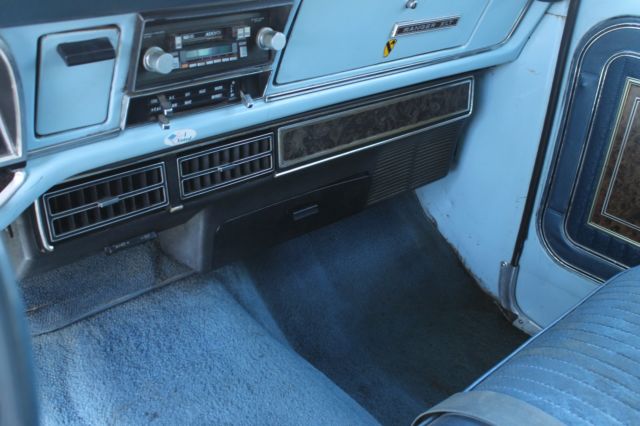 1971 Blue Ford F-100 Extended Crew Cab Pickup