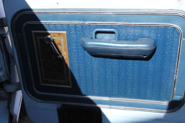 1971 Blue Ford F-100 Extended Crew Cab Pickup