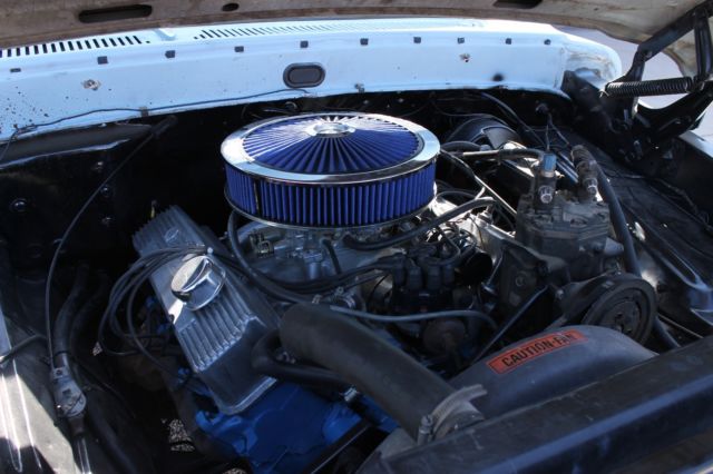 1971 Blue Ford F-100 Extended Crew Cab Pickup