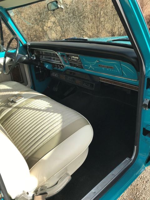 1971 Swiss Aqua Ford F-100