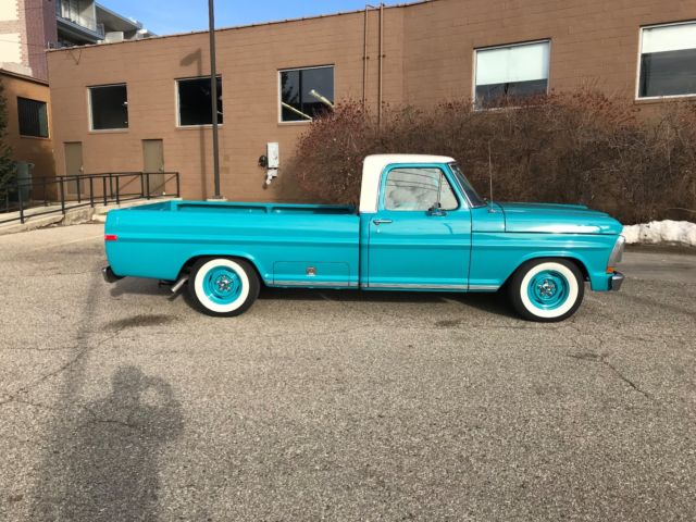 1971 Swiss Aqua Ford F-100
