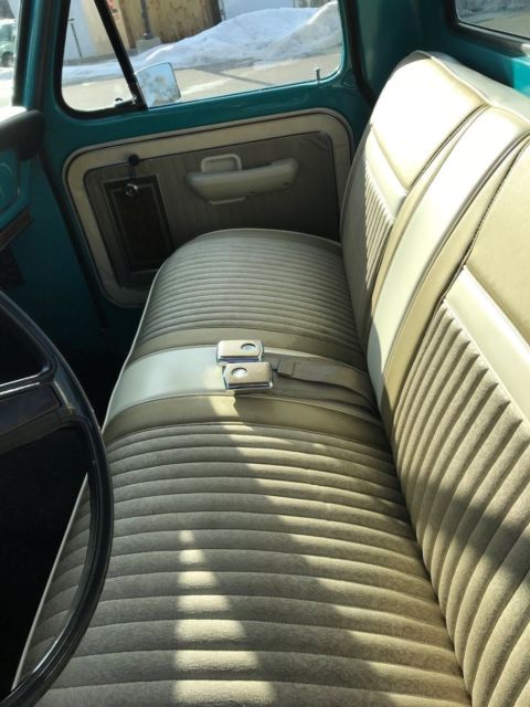 1971 Swiss Aqua Ford F-100