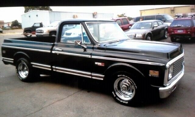 1971 Black Chevrolet C-10