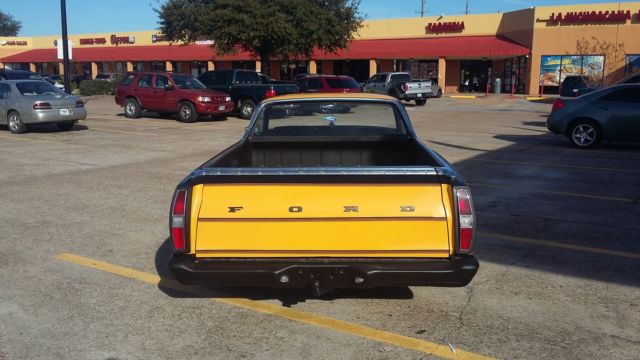 1971 Yellow Ford Ranchero Crew Cab Pickup