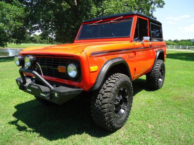 1971 Orange Ford Bronco