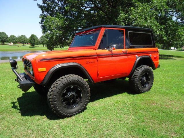 1971 Orange Ford Bronco