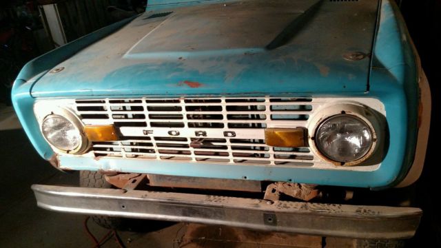 1971 Orange Ford Bronco