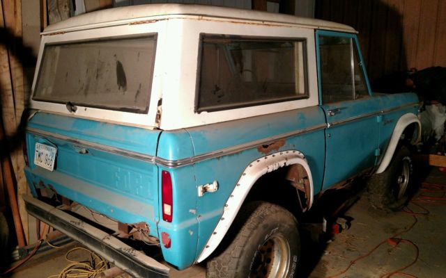 1971 Orange Ford Bronco