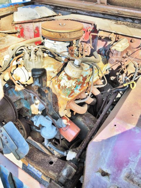 1971 Blue Ford Bronco Wagon