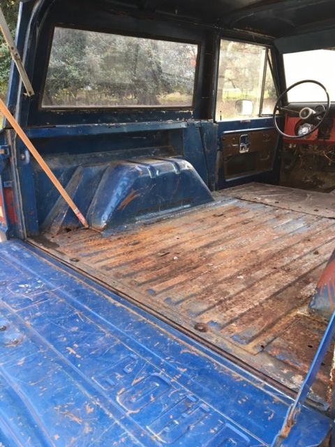 1971 Blue Ford Bronco Wagon