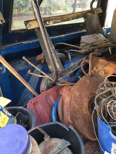 1971 Blue Ford Bronco Wagon