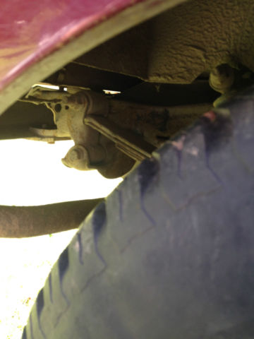 1971 Red Ford Bronco 2 Door Convertible