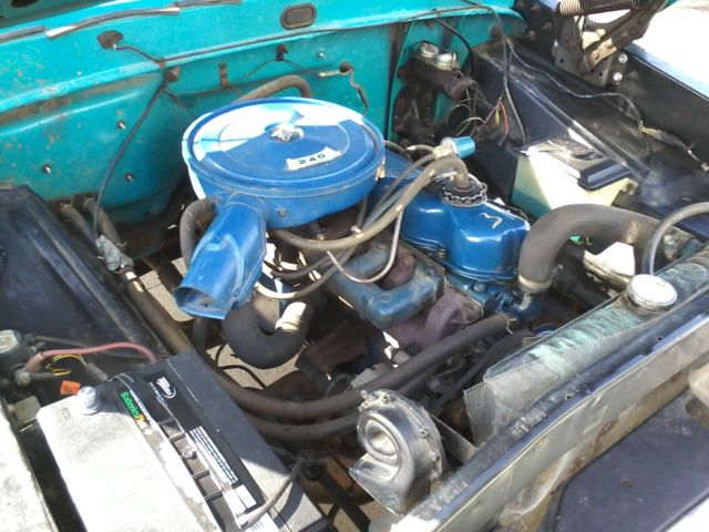 1971 Grabber blue/white cab roof Ford F-100 pickup truck