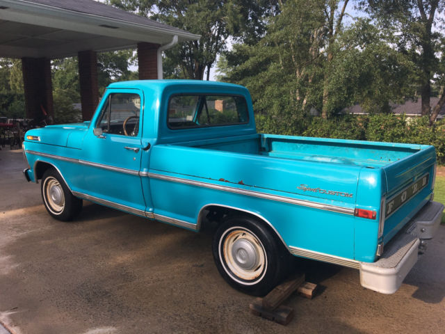 1971 Blue Ford F-100
