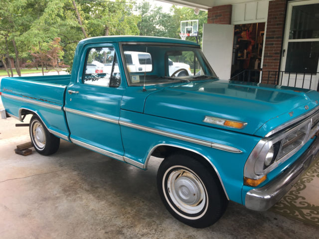 1971 Blue Ford F-100