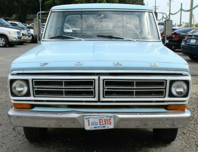 1971 Blue Ford F-100 Standard Cab Pickup