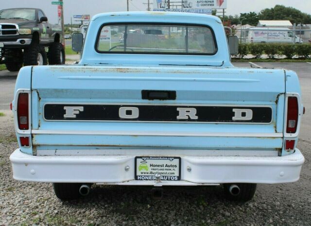 1971 Blue Ford F-100 Standard Cab Pickup