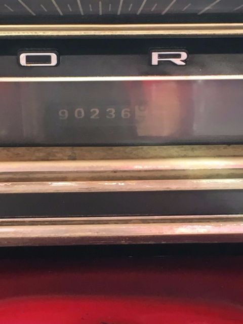 1971 Red Ford F-100 Regular cab