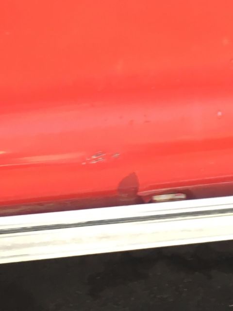 1971 Red Ford F-100 Regular cab