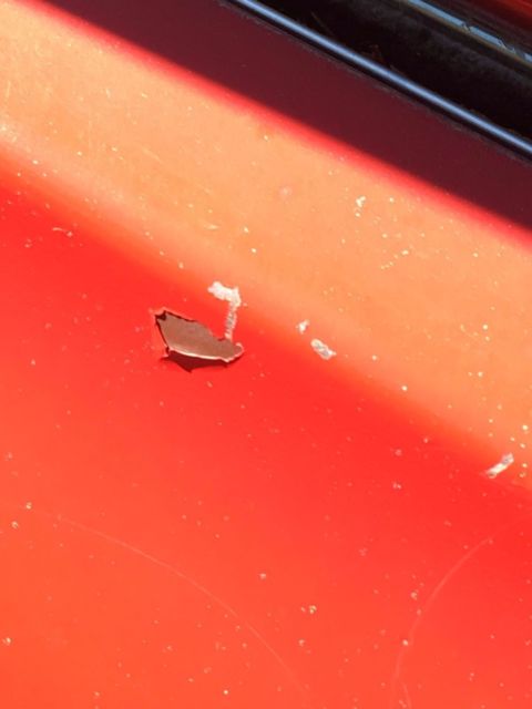 1971 Red Ford F-100 Regular cab