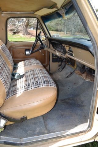 1971 Gold Ford F-100 Standard Cab Pickup 8 Foot Bed