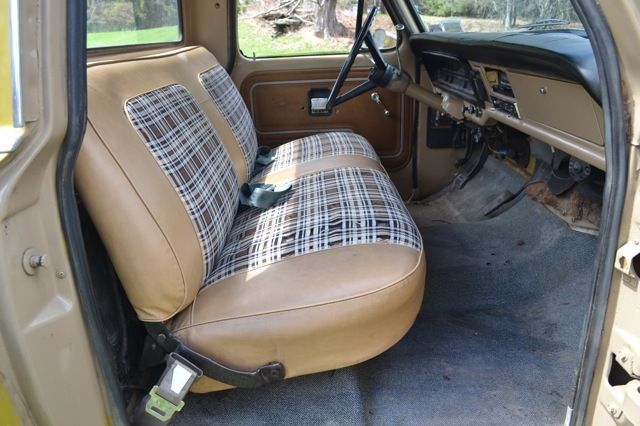 1971 Gold Ford F-100 Standard Cab Pickup 8 Foot Bed