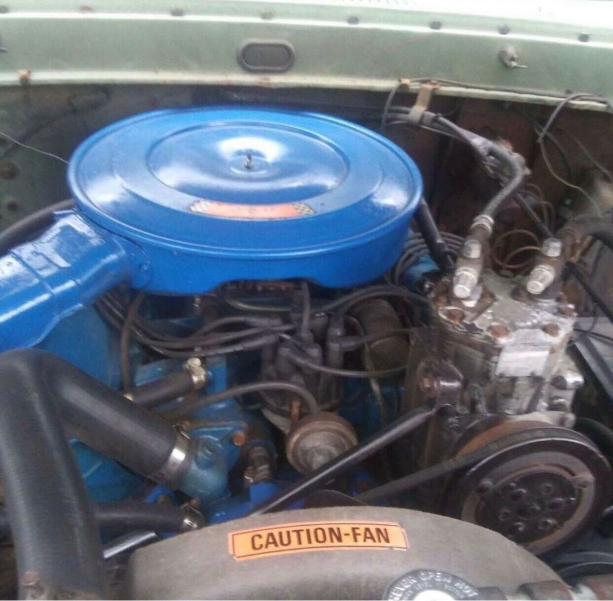 1971 Green Ford F-100 Extended Cab Pickup