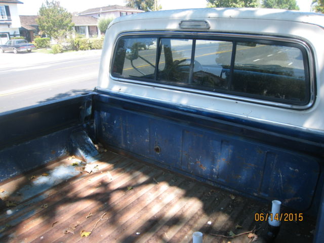 1971 blue/White Ford F-100 Standard Cab long Bed Ford F100 Pickup Truck