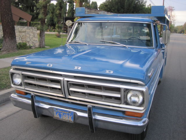 1971 Blue Ford F-250 Crew Cab Pickup