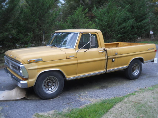 1971 Brown Ford F-250 Standard Cab Pickup